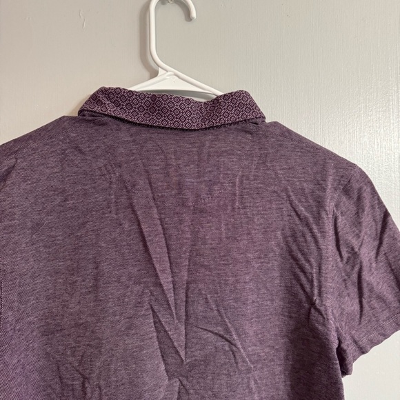 Ted Baker London Purple Polo Shirt Short Sleeve Size 4 Small - Picture 6 of 10